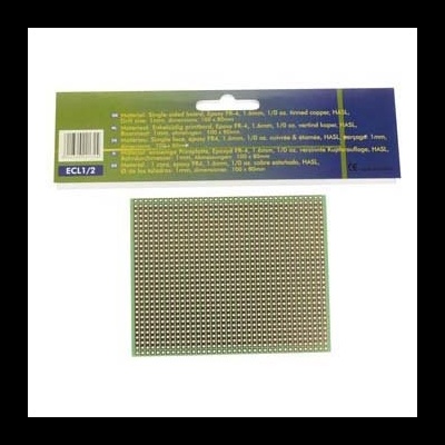 PLACA CIRCUITO IMPRESSO PERFURADA EM LINHAS 100X80MM