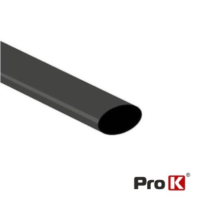 TUBO MANGA TERMORETRÁCTIL 1.6MM 1.2M 50X PRETO PROK