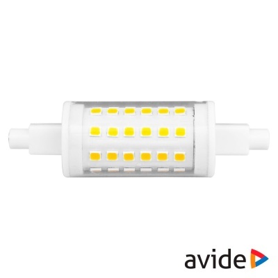 Lâmpada LED R7S branca com LEDs amarelos