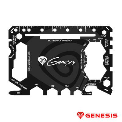 Cartão De Alumínio Multifunções GENESIS