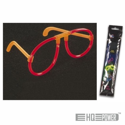 ÓCULOS MALEÁVEIS ILUMINADOS VERMELHOS HQ POWER