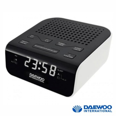 Relógio Despertador FM Digital DAEWOO