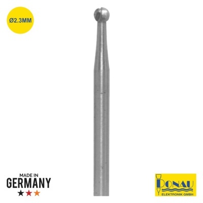 FRESA DE CORTE ESFÉRICA C Ø2.3MM EM AÇO DONAU