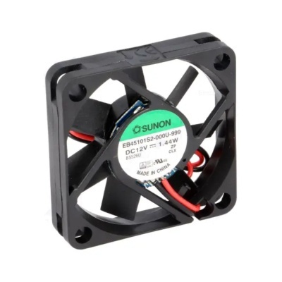Ventoinha eletrónica preta SUNON DC12V 1.44W