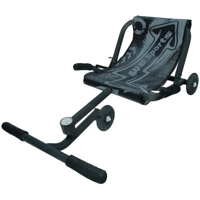 Assento desportivo com estrutura metálica preta e almofada estampada WSport