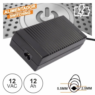 Alimentador Switching 12V 12A
