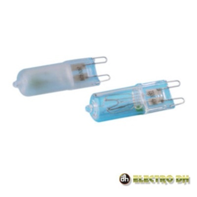 Dois lâmpadas G9 transparentes com base de dois pinos