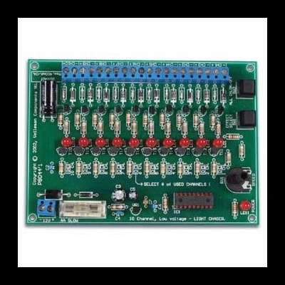 KIT GERADOR EFEITOS LUZ DE 10 CANAIS VELLEMAN