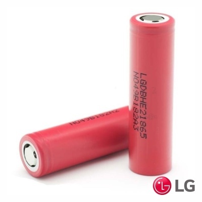Bateria Lítio 18650 3.7V 2500mAh 20A LG