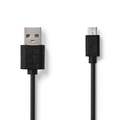 Cable USB 2.0 | A Macho - Micro B Macho | 0,5 m | Negro