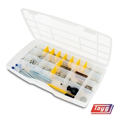 Caixa Organizadora C25 Compartimentos Fixos Mod.500-25 TAYG