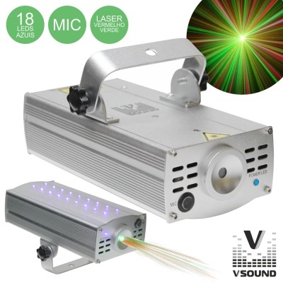 LASER 150MW VERMELHOVERDE STAR VSOUND