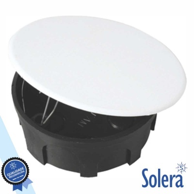 CAIXA DE PASSAGEM EMBUTIR C 8 ENTRADAS Ø80x40MM SOLERA