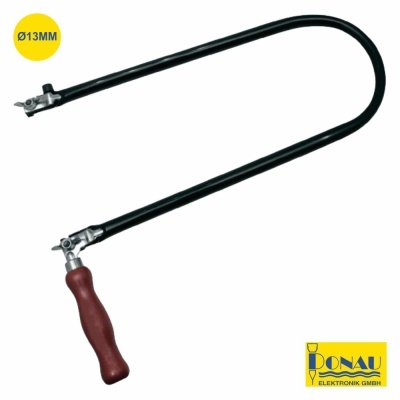 SERRA DE ARCO SEGUETA EM AÇO Ø13MM E LÂMINAS 300MM DONAU