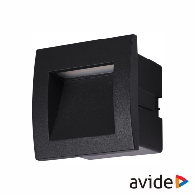 Aplique LED P Embutir 3W 81lm 4000K AVIDE