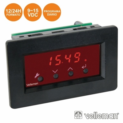 KIT MÓDULO RELÓGIO LED P PAINEL