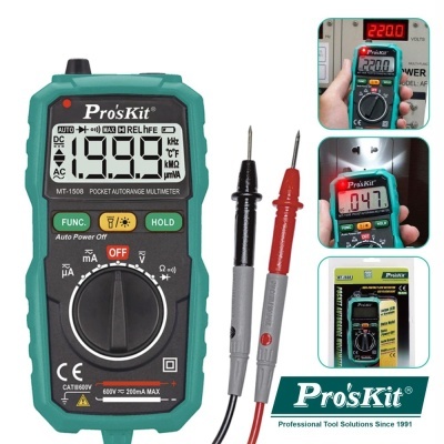 MULTÍMETRO DIGITAL AUTORANGE PROSKIT