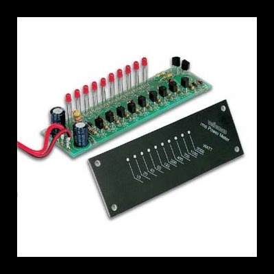 KIT INDICADOR DE POTÊNCIA ÁUDIO A LEDS VELLEMAN