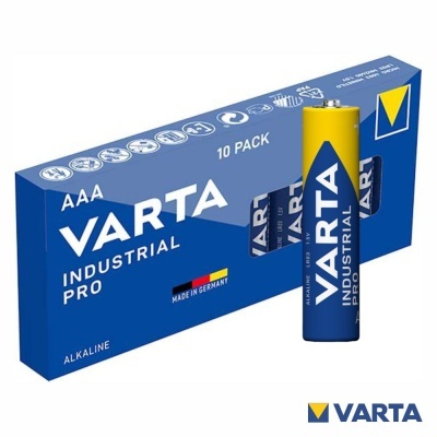 Pilha Alcalina LR03AAA 1.5V 10x Industrial VARTA