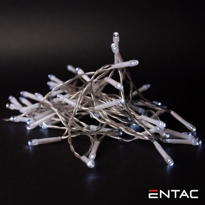 Grinalda 30 LEDs 6400K 3xAA 3m ENTAC