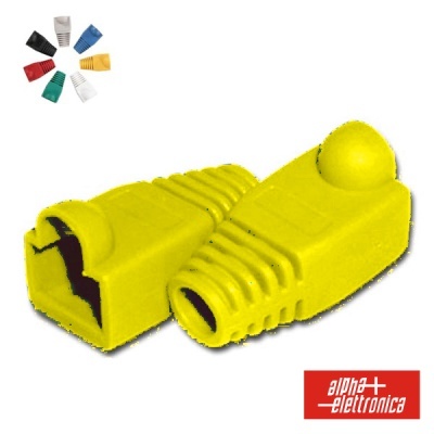 Capa Protectora P Conector RJ45 Amarelo