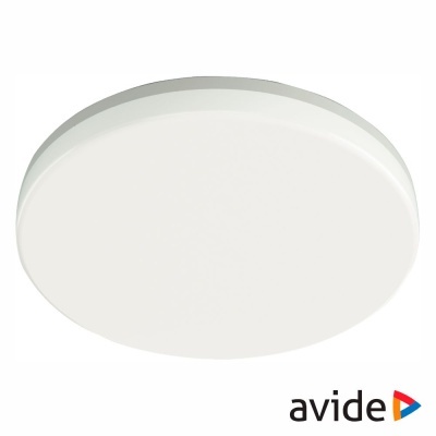 Aplique LED Redondo 24W 280mm 4000K 2400lm IP54 AVIDE