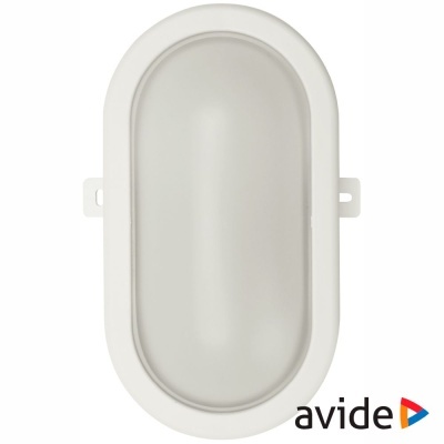 Painel Led Oval Aplique 12W IP54 600LM 4000K AVIDE