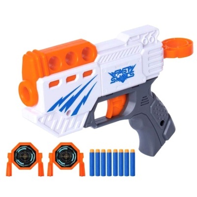 Pistola Lança Dardos FASTSHOTS 38x7x23cm