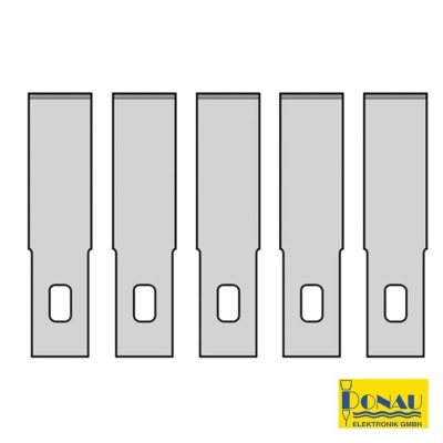 CONJUNTO 5 LÂMINAS PRECISÃO RETAS P X-ATO MS13 DONAU