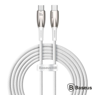 Cabo USB-C Macho P USB-C Macho 2m 100W Glimmer BASEUS