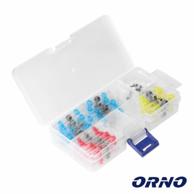 Conjunto 100 Uniões Termoretractil Com Solda 1.5-4.0mm2 ORNO
