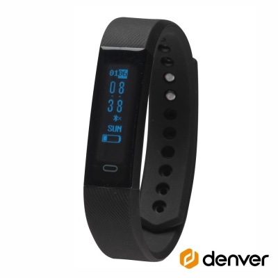 Smartband Multifunções Android iOS Preta DENVER