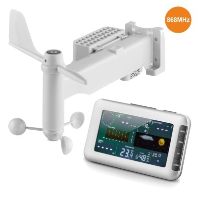 ESTAÇÃO METEOROLÓGICA S FIOS SENSOR PRECIPITAÇÃO  VENTO