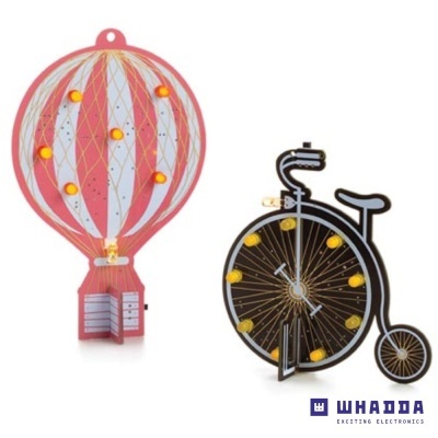 Kit de Montagem Balão Ar Quente e Bicicleta WHADDA