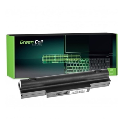 Bateria preta para portátil da Green Cell com embalagem verde e preta