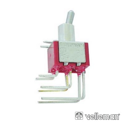 COMUTADOR DE PALANCA DPDT 90° VERTICAL ON-ON