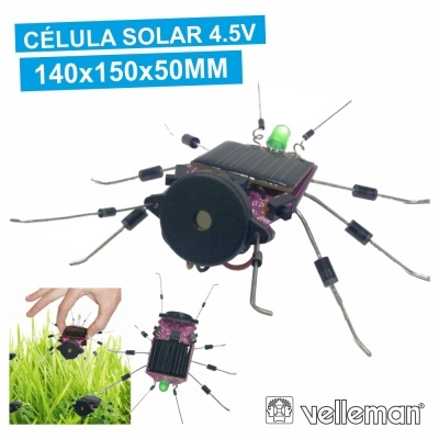 KIT INSECTO C PAINEL SOLAR 4.5V 35MA