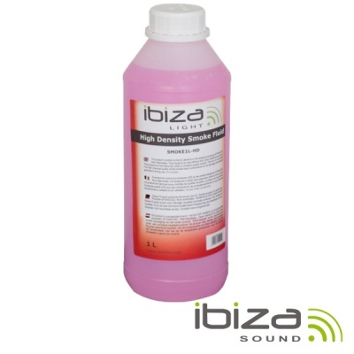 Frasco rosa 1 litro de líquido para máquina de fumo Ibiza Light