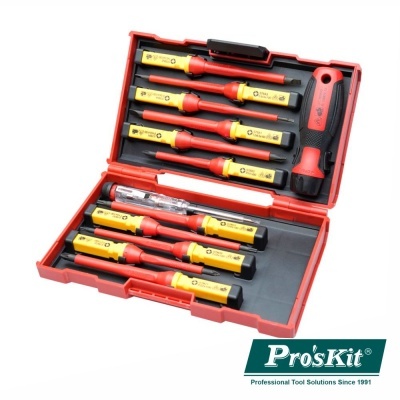 Conjunto De 13 Chaves Fendas  Philips  Pozidriv PROSKIT