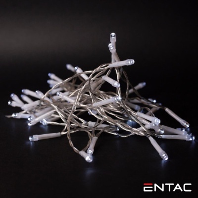 Grinalda de 10 LEDs Branco Frio 1M ENTAC
