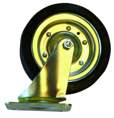 RODA COM BASE P/ MÁQUINAS ESTUQUE