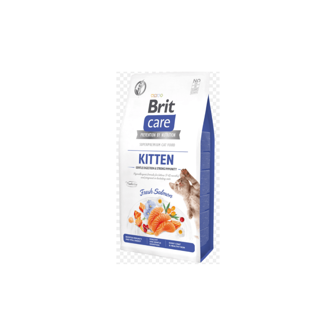 Ração para Gatos Brit Care Cat Grain Free Kitten Gentle Digestion & Strong Immunity 2Kg