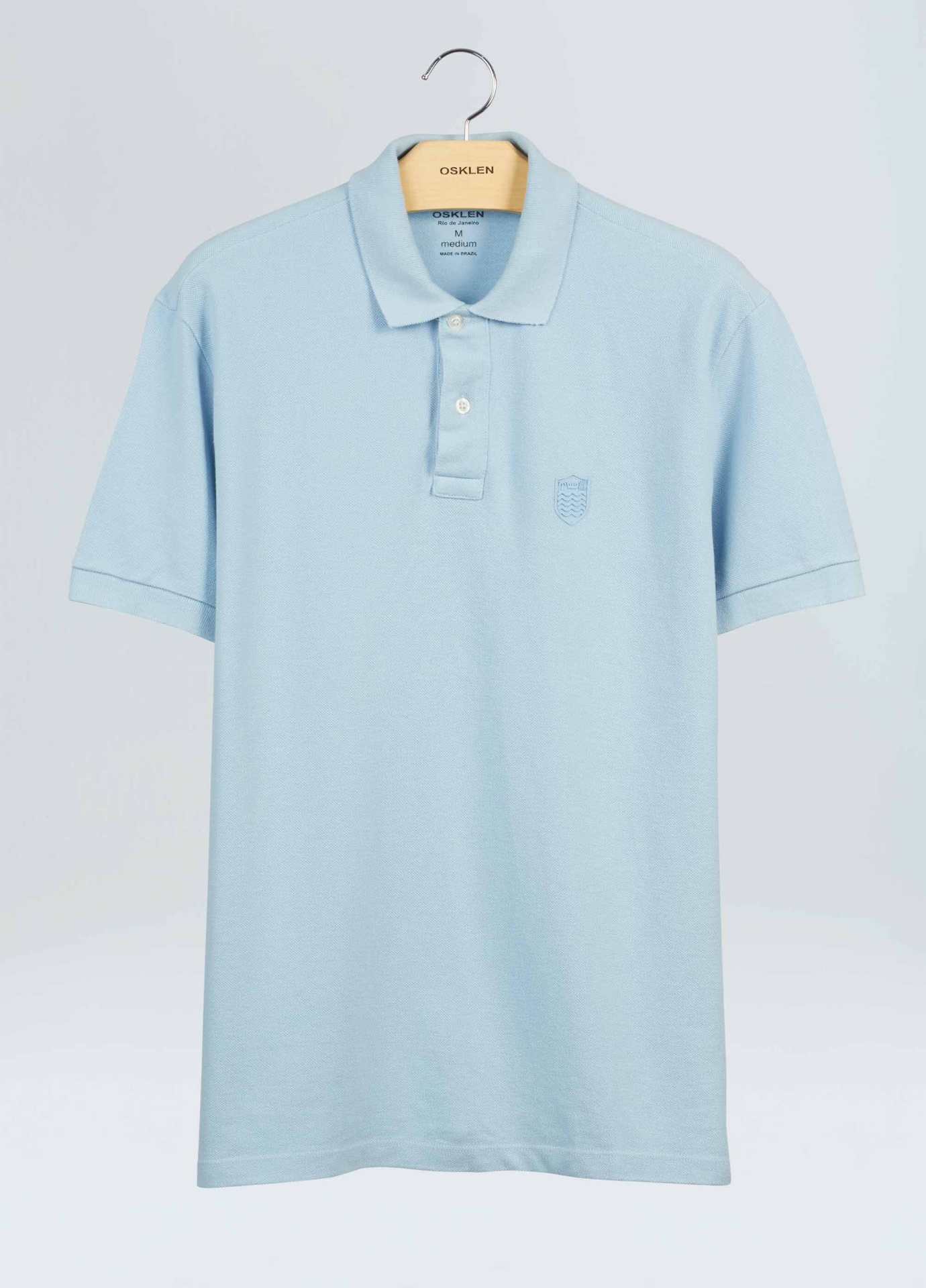 Polo Masc Brasao Embossed Color Mc Osklen