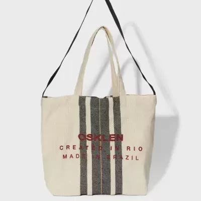 Bolsa tote lona pranchao