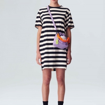 Vestido Curto Tagete Stripes Osklen