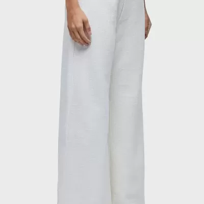 Calça malha canelado rustico