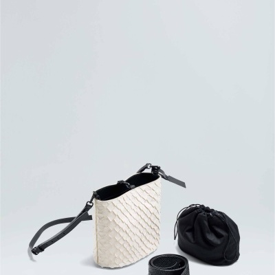 Bolsa Mini Bucket Pirarucu Osklen