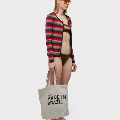 Biquíni Tricot Vies Listras Osklen