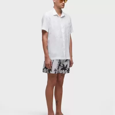 Camisa Bordado Linen Arabesco Osklen