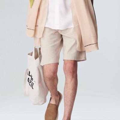 Bermuda Masculina Osklen Alfaiataria Basic Linen